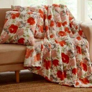 INFINITY Home 3 PC Family Story Decorative Pillows and Throw Set